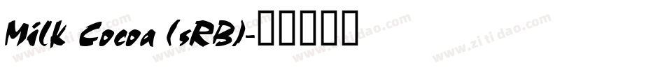 Milk Cocoa (sRB)字体转换